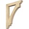 Ekena Millwork Imperial Slat Rough Sawn Bracket, Douglas Fir, 4"W x 30"D x 38"H BKT04X30X38IMP06RDF - alternate 1
